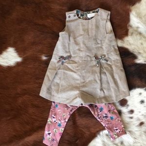 Zara jumper with leggings